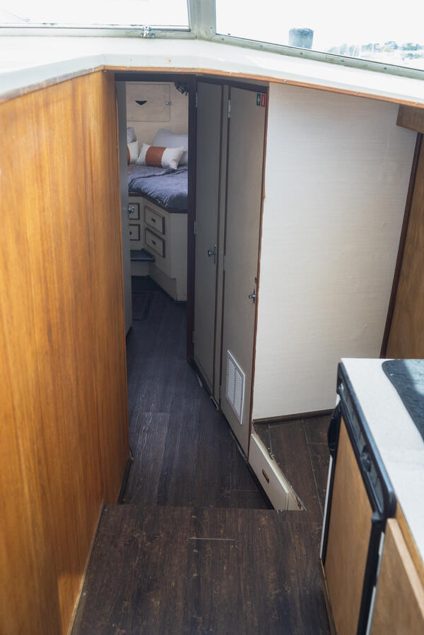 Companionway looking forward Companionway looking forward
